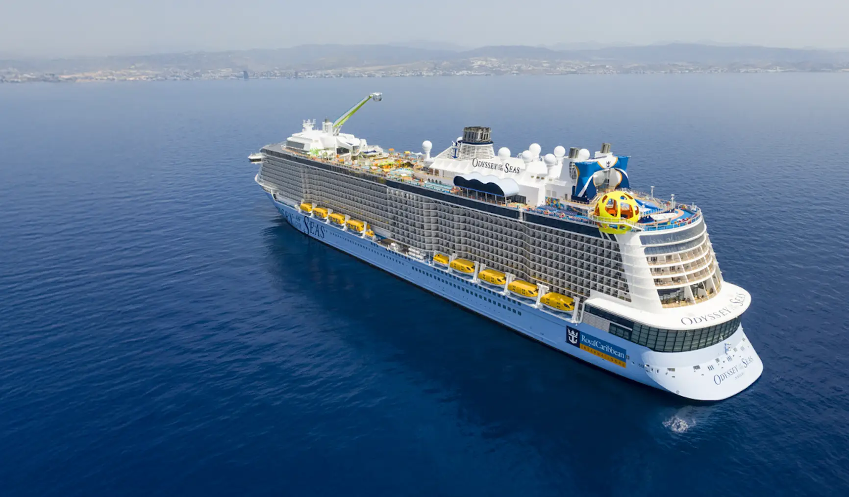 A 44-year-old woman was found alive in the Ionian Sea after spending around 20 hours in the water (Royal Caribbean)