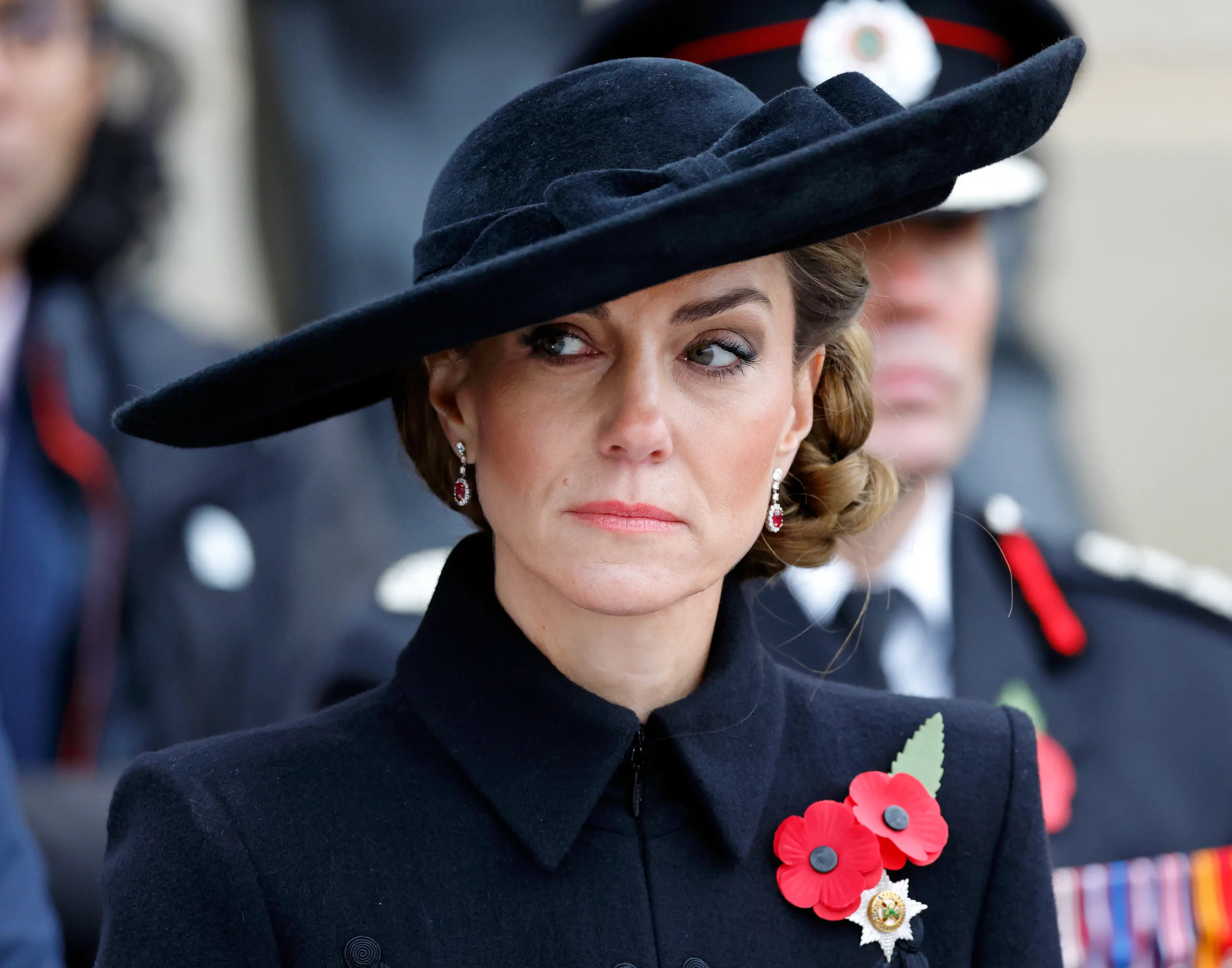 The Princess of Wales wasn't in the photo, as it was reserved for only those who had served along with the King and Queen (Max Mumby/Indigo/Getty Images)