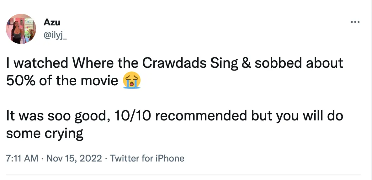 Fans have been left in tears after watching the film.