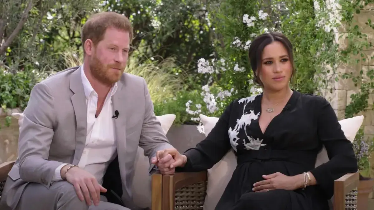 Piers was critical of Harry and Meghan's interview with Oprah (CBS)
