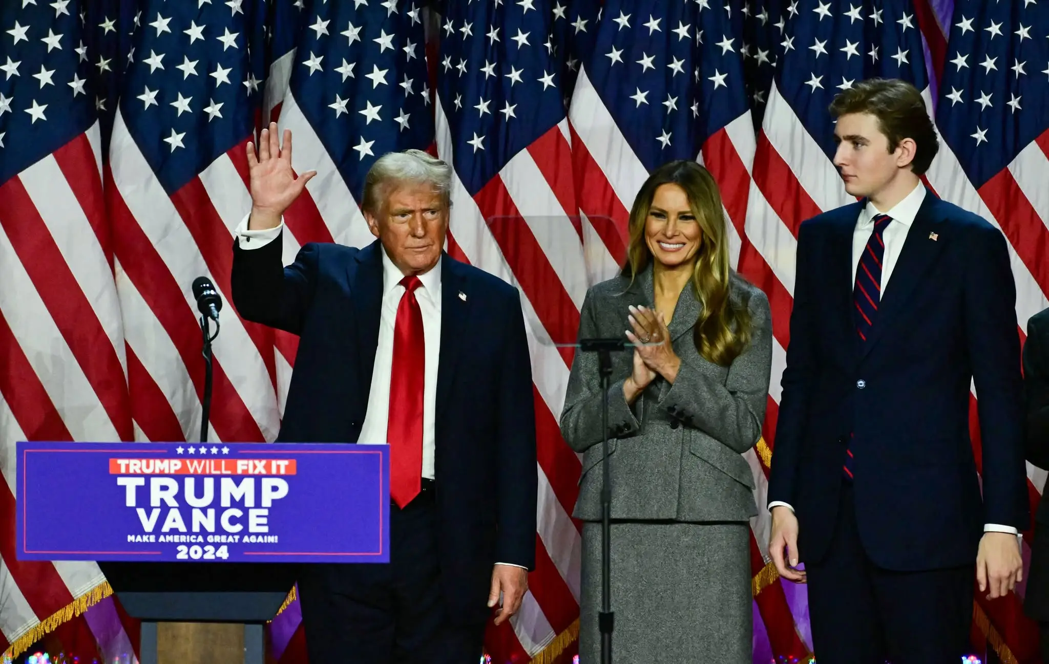 Barron will remain a US citizen as the order doesn't affect his status (JIM WATSON/AFP via Getty Images)