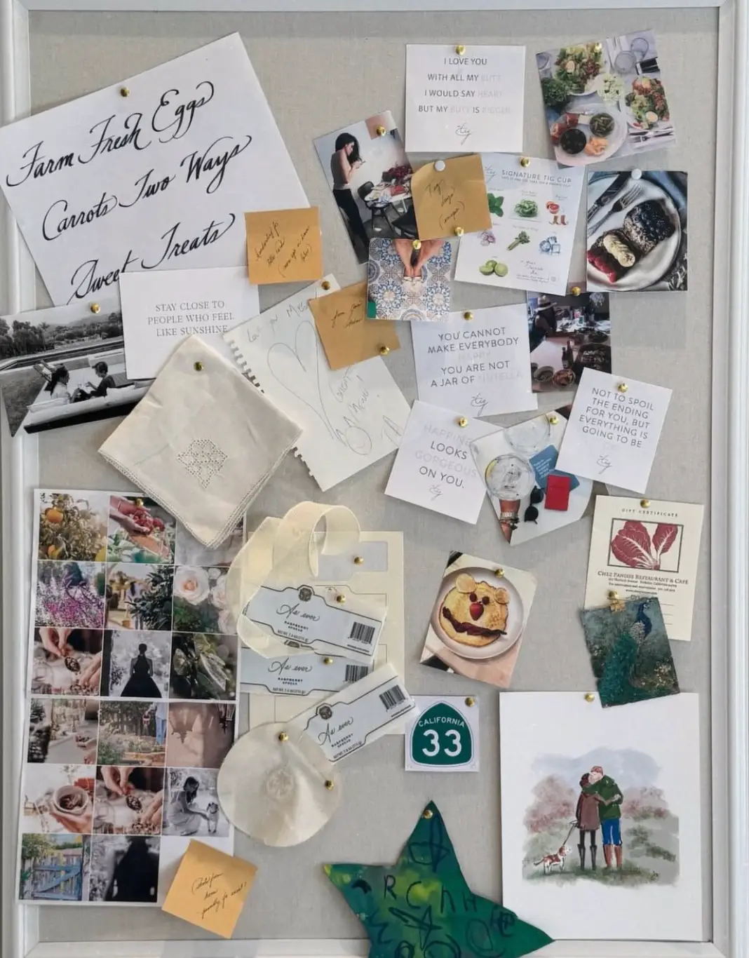 Meghan Markle shared sweet tributes to husband, Harry, and son, Archie, on her vision board (Instagram/@meghan)