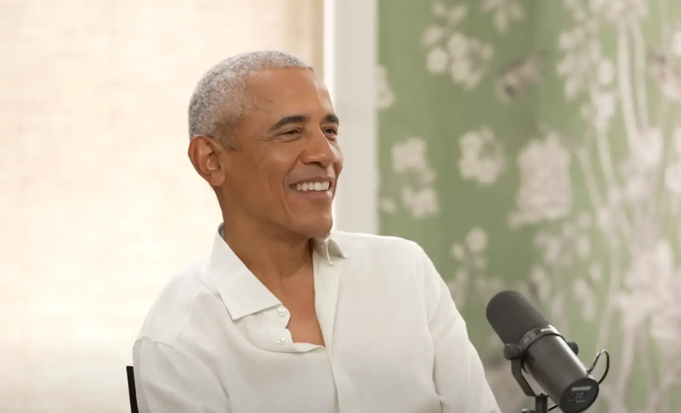 Barack Obama opened up on the importance of LGBTQ+ friendships during a recent podcast appearance (YouTube/Michelleobama)