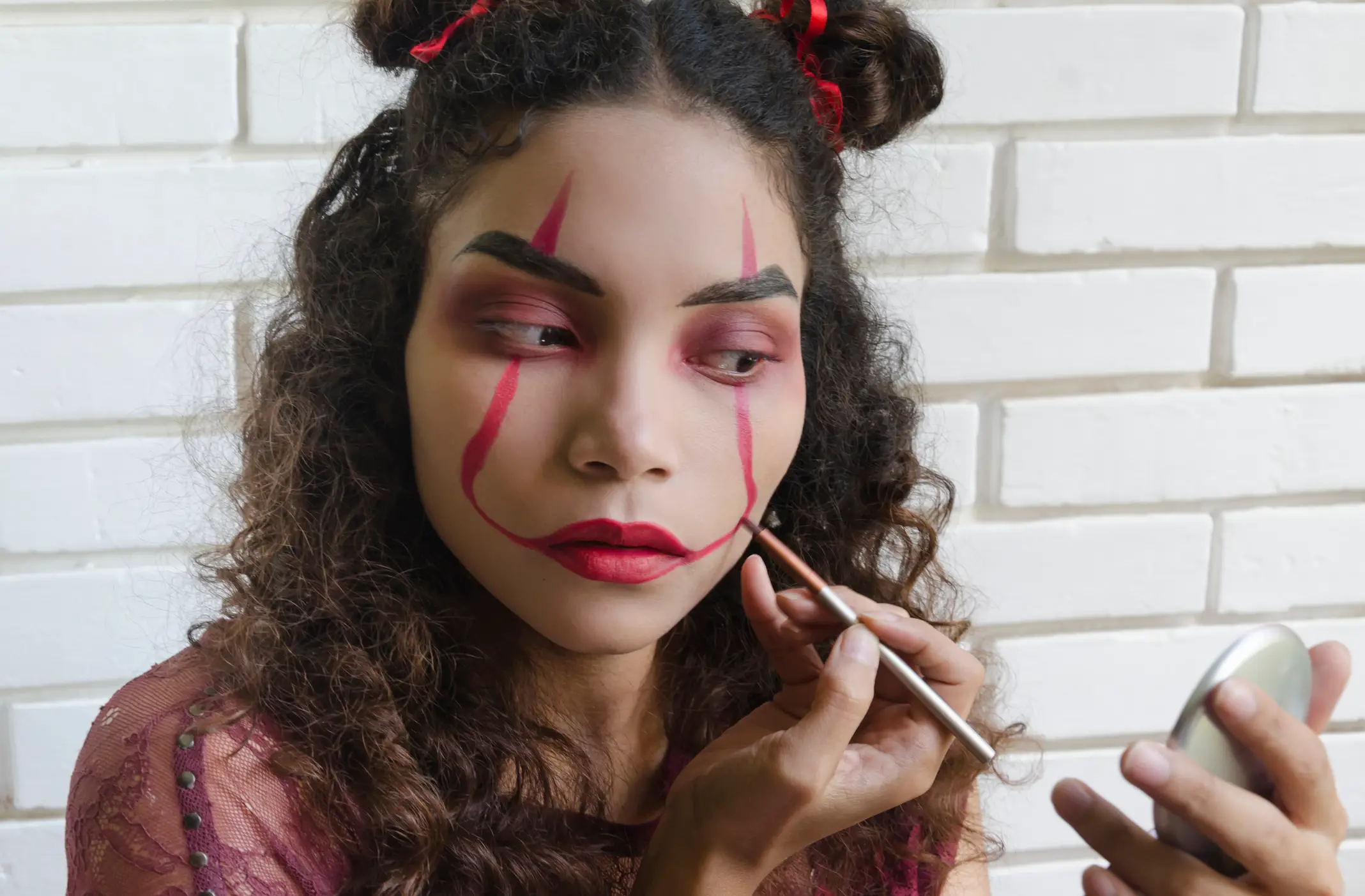 Experts have warned particularly against using old and expired Halloween makeup (Getty Stock Image)