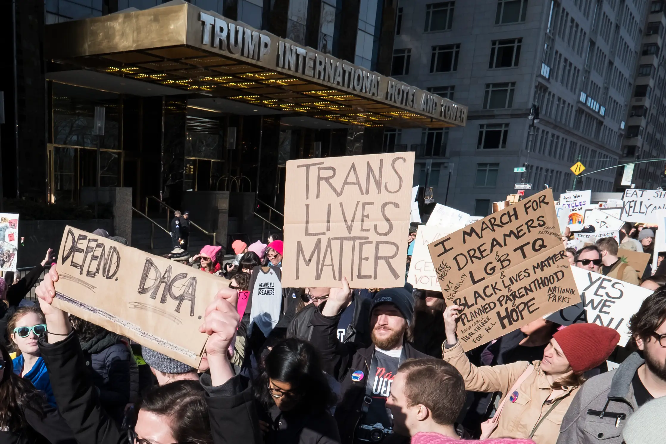 Several of Trump's new policies directly affect transgender people (Ira L. Black/Corbis via Getty Images)