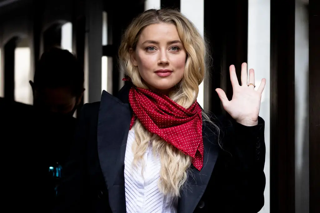 Amber Heard is soon to become a mother of two (Dan Kitwood/Getty Images)