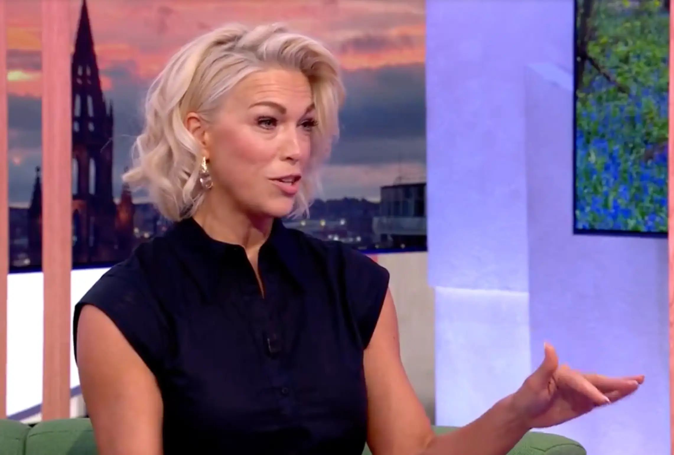 The Sex Education star addressed the comment on The One Show.