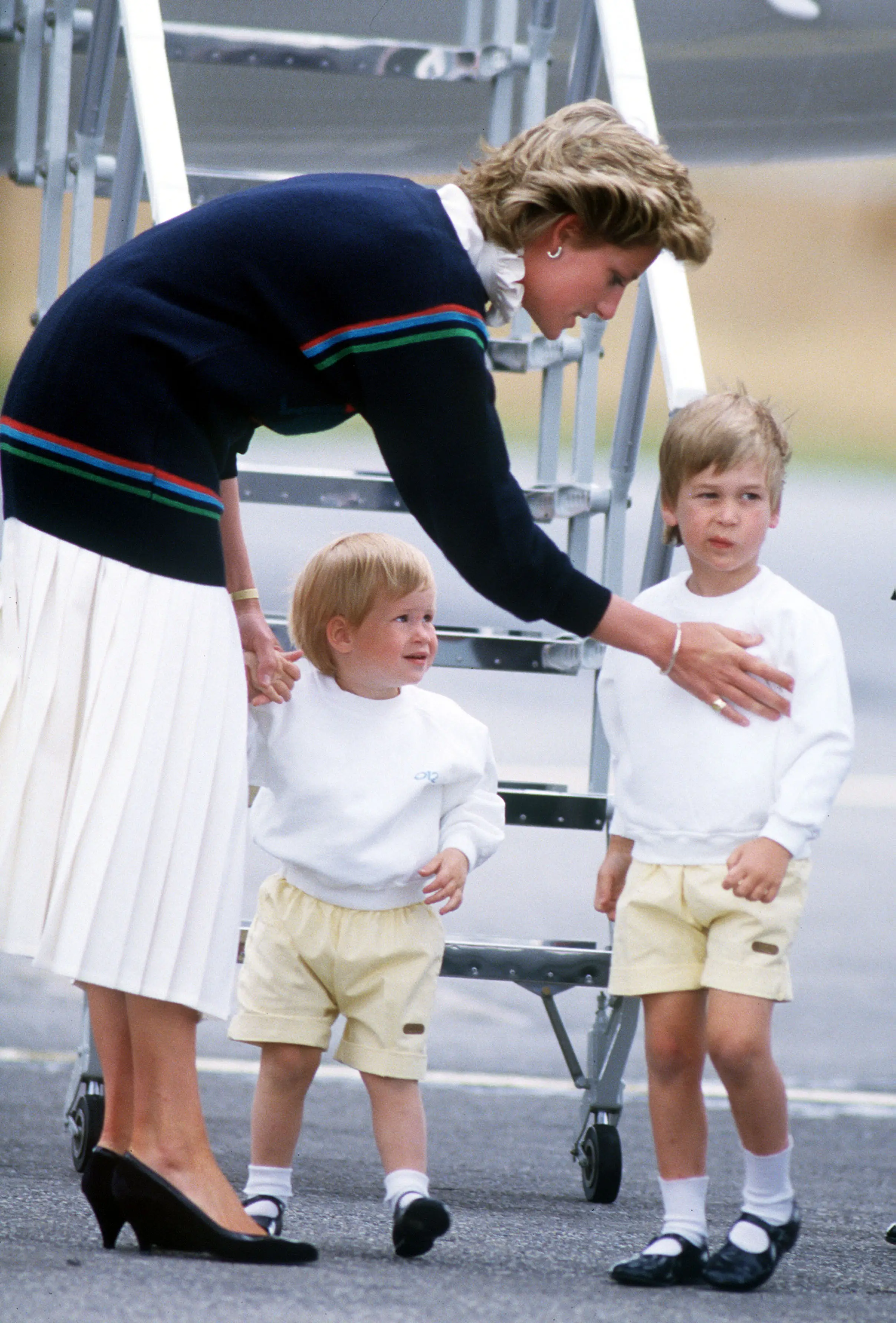 Prince Harry recalled being dressed in 'weird shorts' as a child (Jayne Fincher/Getty Images)