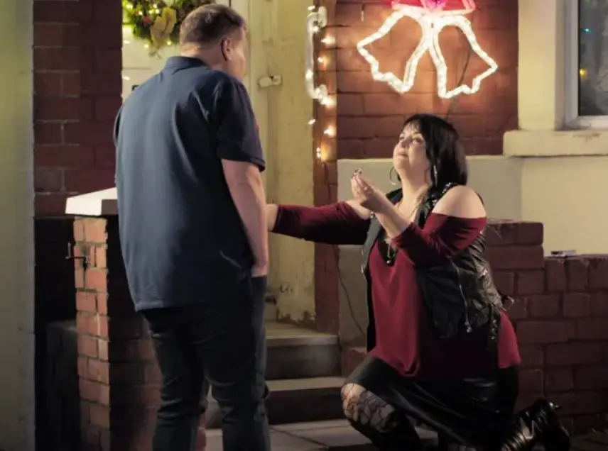Nessa proposed to Smithy in 2019 (BBC)