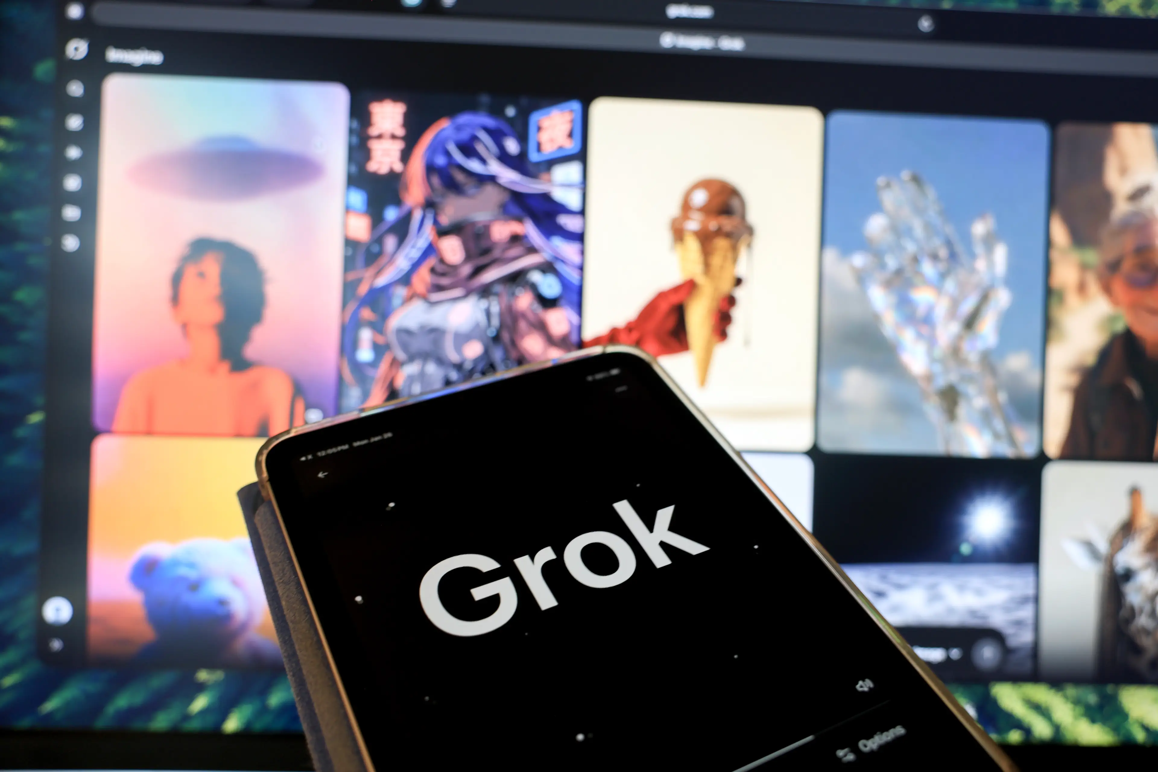 X's AI platform was found to be allowing criminal users to create sexual celebrity deepfakes (Joe Raedle/Getty Images)