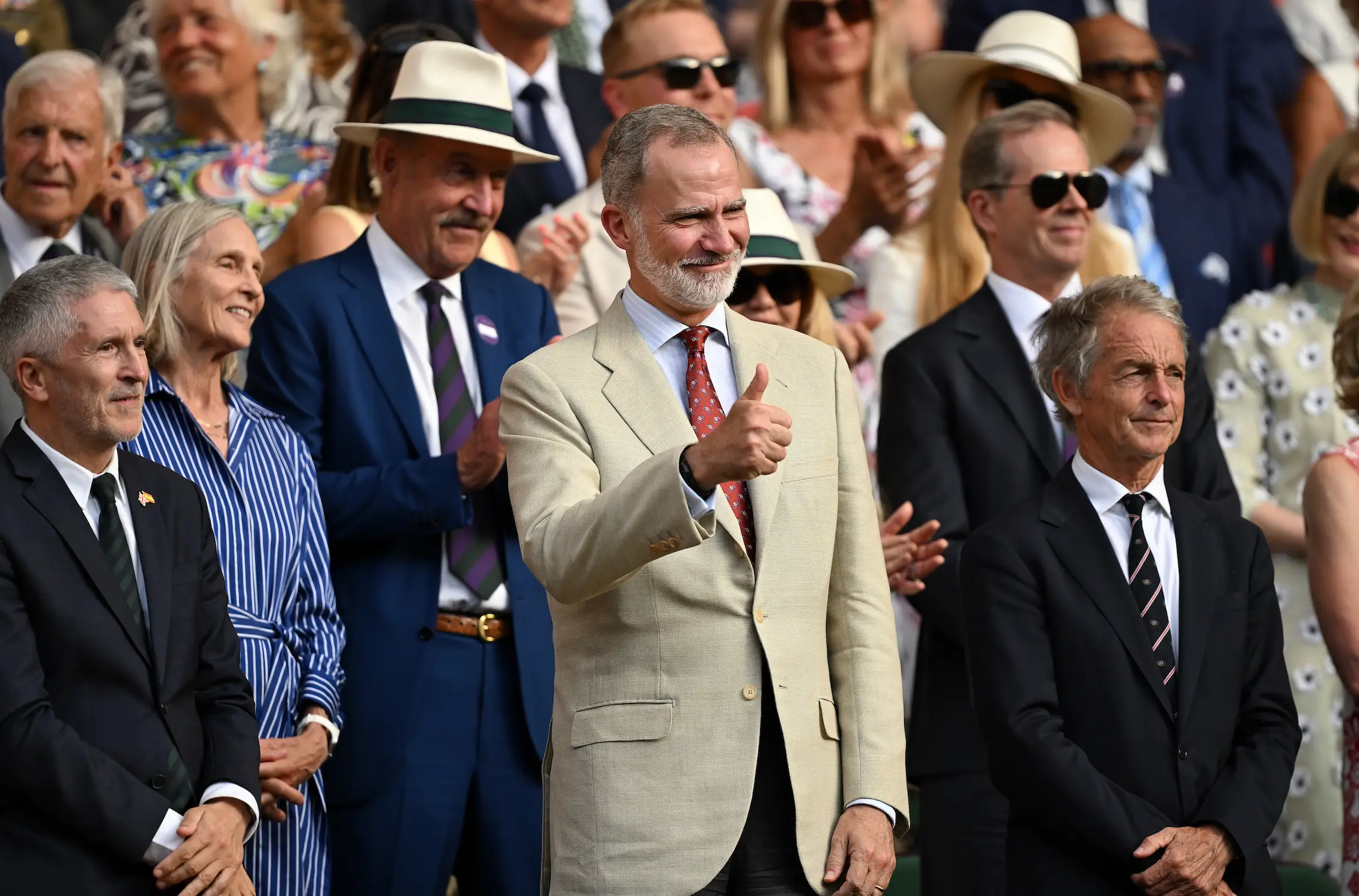 King Felipe attended to support Alcaraz (Visionhaus via Getty Images)