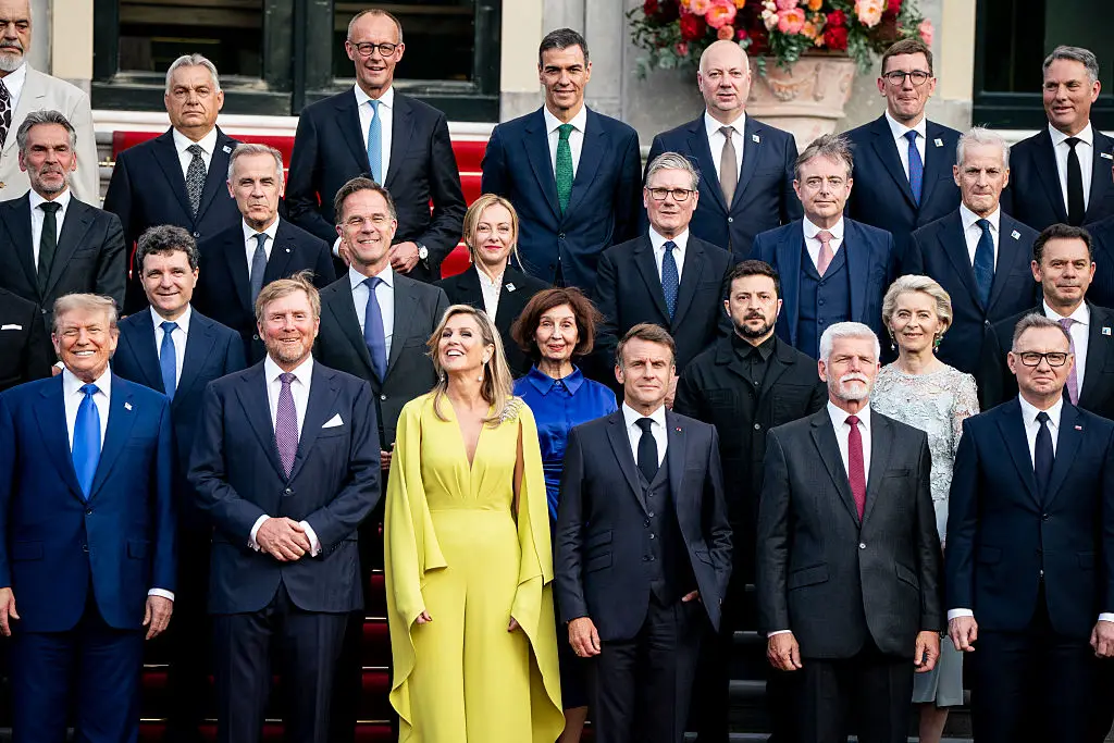 Leaders from across the globe gathered in The Hague for the NATO summit on Tuesday (24 June) (Pool / Pool / Getty Images)