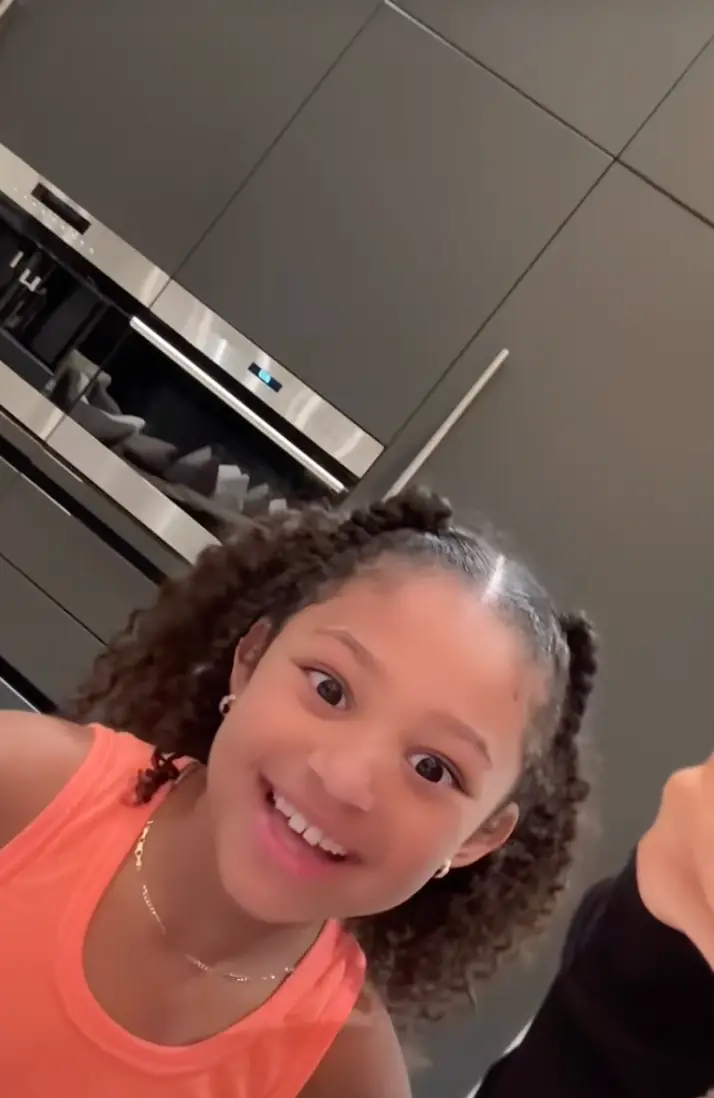 Fans couldn't get over how much seven-year-old Stormi had grown up (TikTok/@kyliejenner)