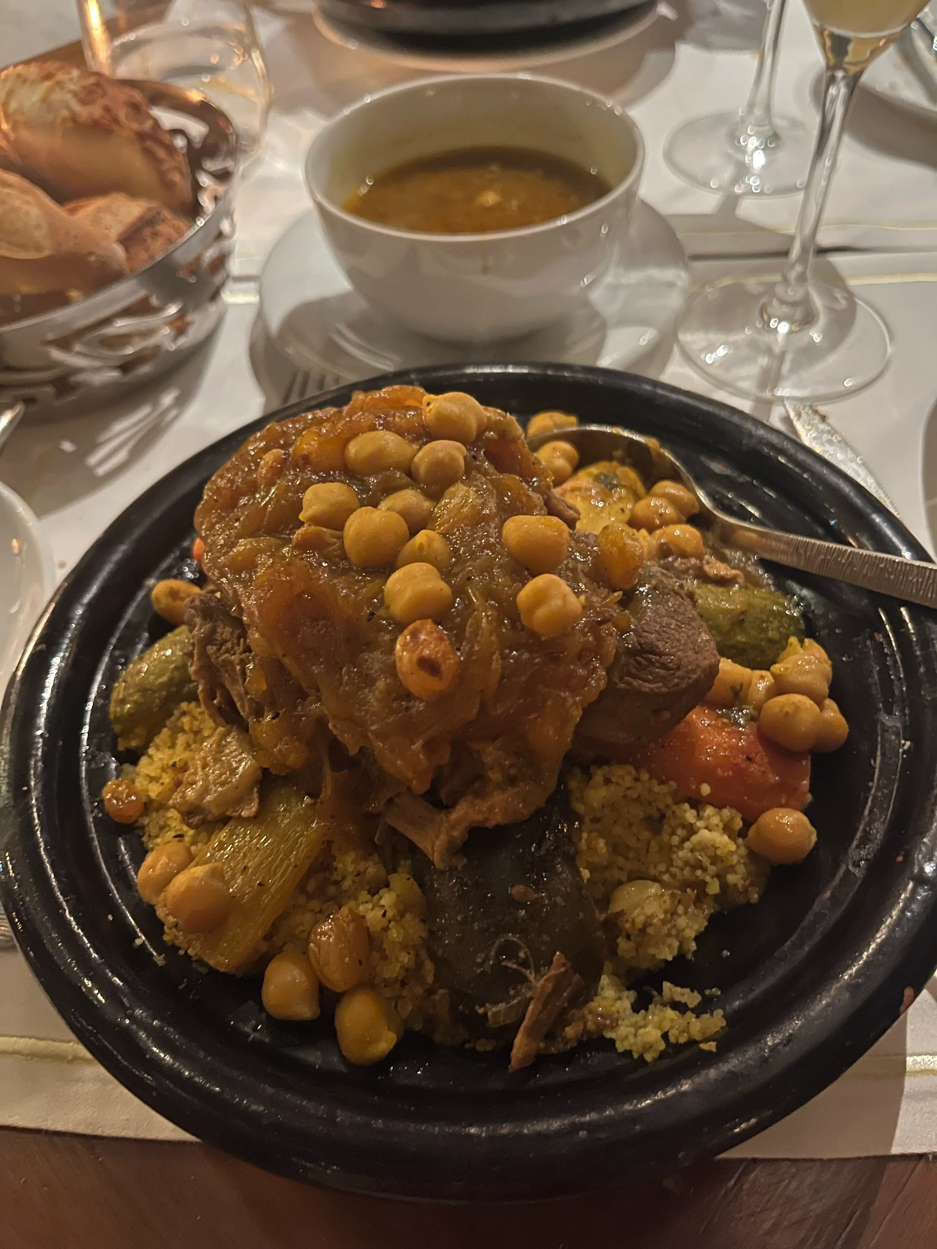 Couldn't leave without eating all the couscous available (Tyla)