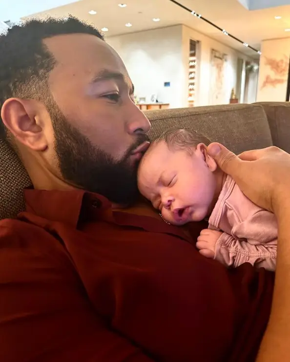 John Legend has provided regular baby on his Instagram.