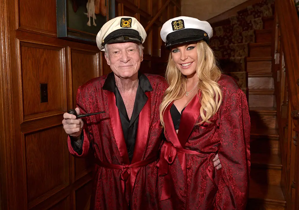 Crystal was Hefner's third and final wife (Charley Gallay/Getty Images for Playboy)