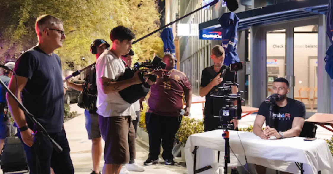 Theroux quizzed Gaines' girlfriend on his controversial views on relationships (Netflix)