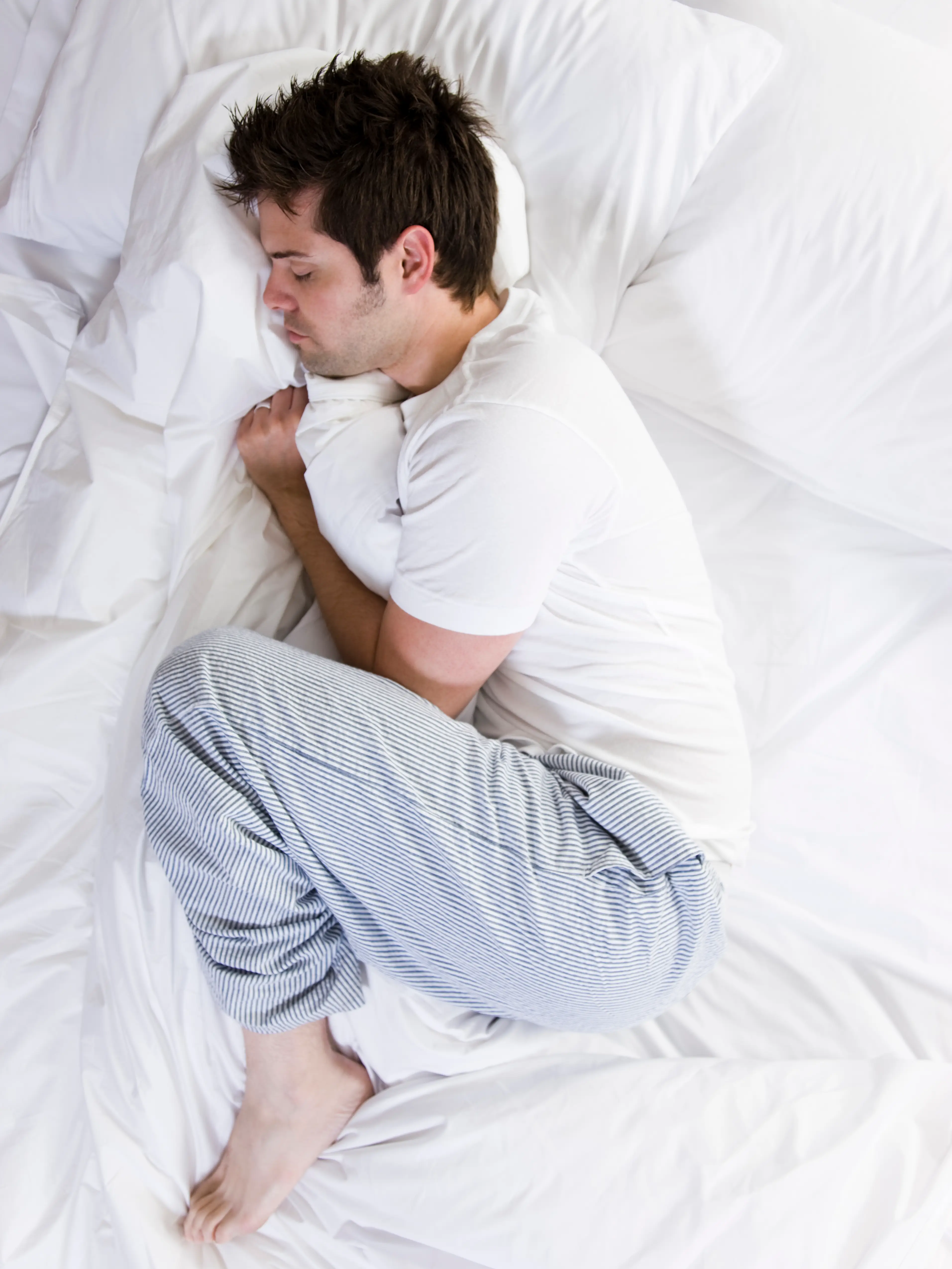 Health experts have warned against a particular sleeping position (Getty Stock Image)