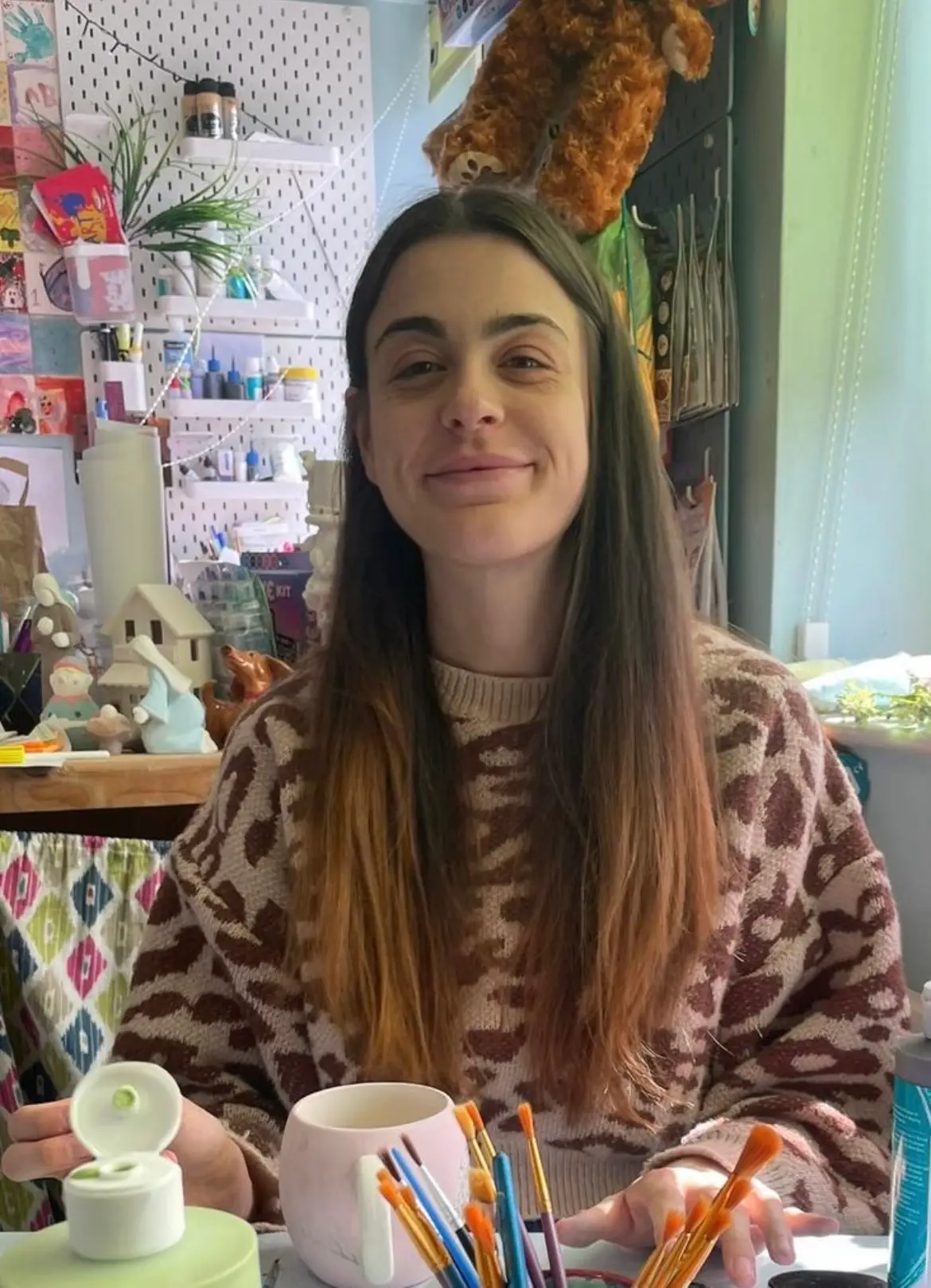 During addiction, Abbie spent £1,500 a month on ketamine and lost a lot of weight (Supplied)