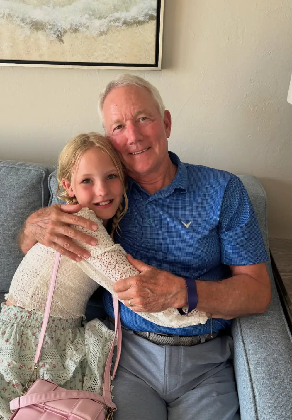 Van Der Beek revealed his daughter and his father share the same birthday (Instagram/@vanderjames)