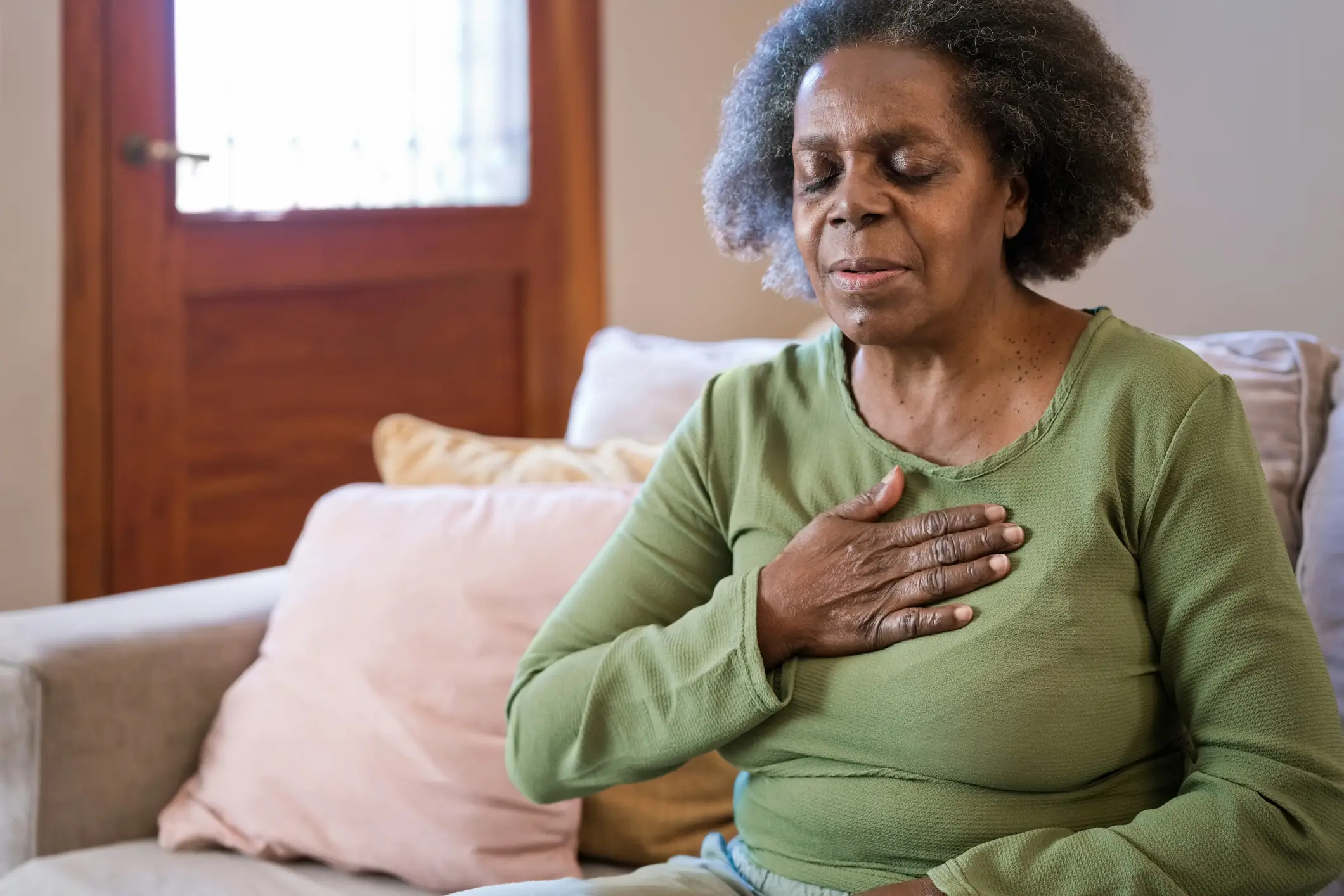 Indigestion and flu-like symptoms are common with silent heart attacks (Getty Stock Image)