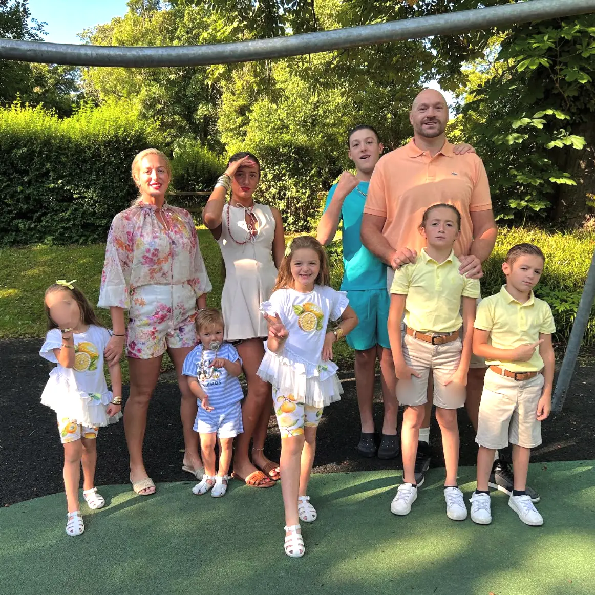 The family have been on holiday on the Isle of Man (Instagram/@parisfury1)