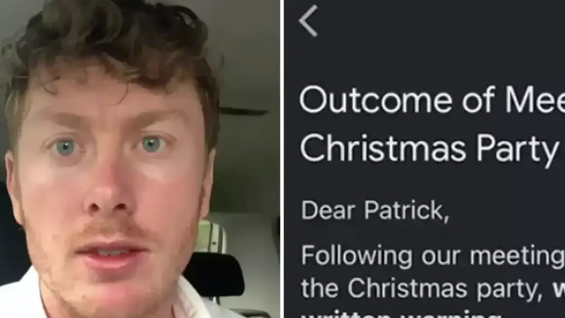 Expert issues warning to anyone going to work Christmas party after man wakes up to horrifying HR email