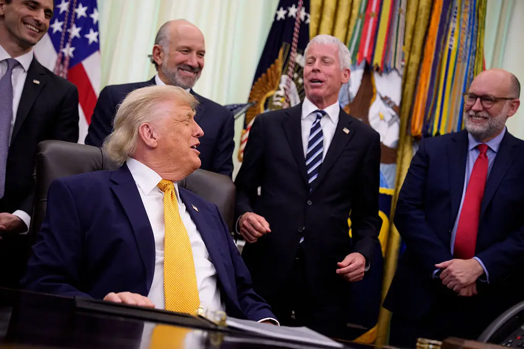 Trump told Secretary of Energy Chris Wright 'nobody cares' during the executive order signing (Andrew Harnik / Staff / Getty Images)