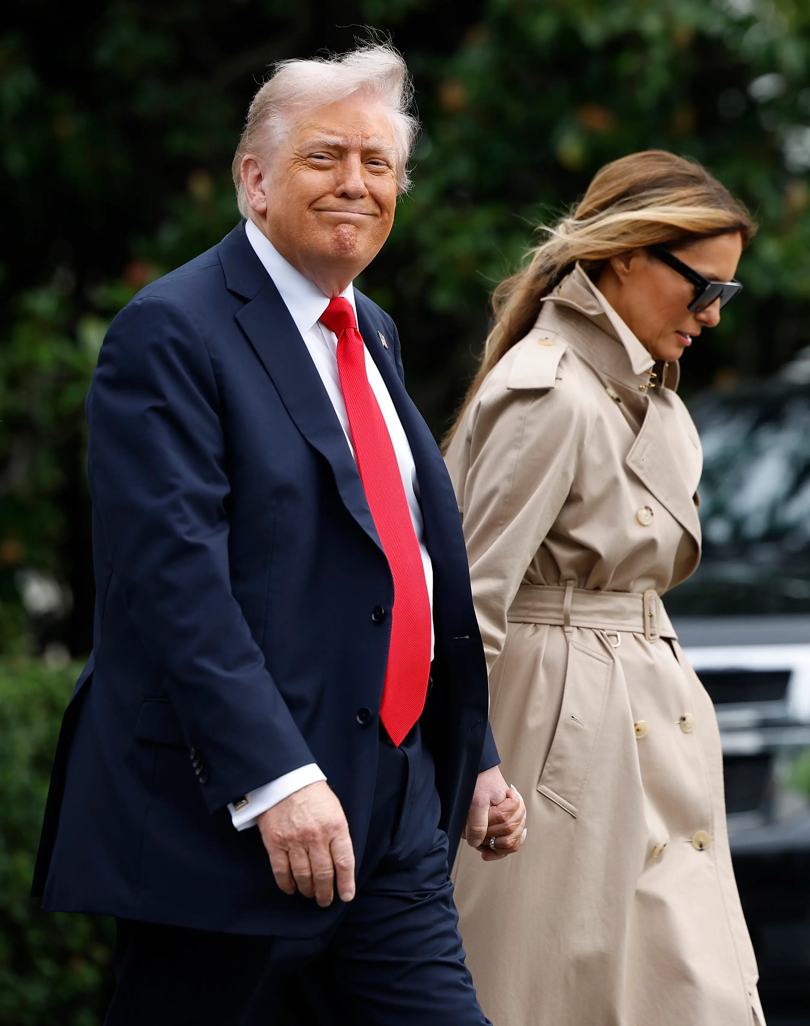 Donald and Melania Trump in the UK (Kevin Dietsch/Getty Images)