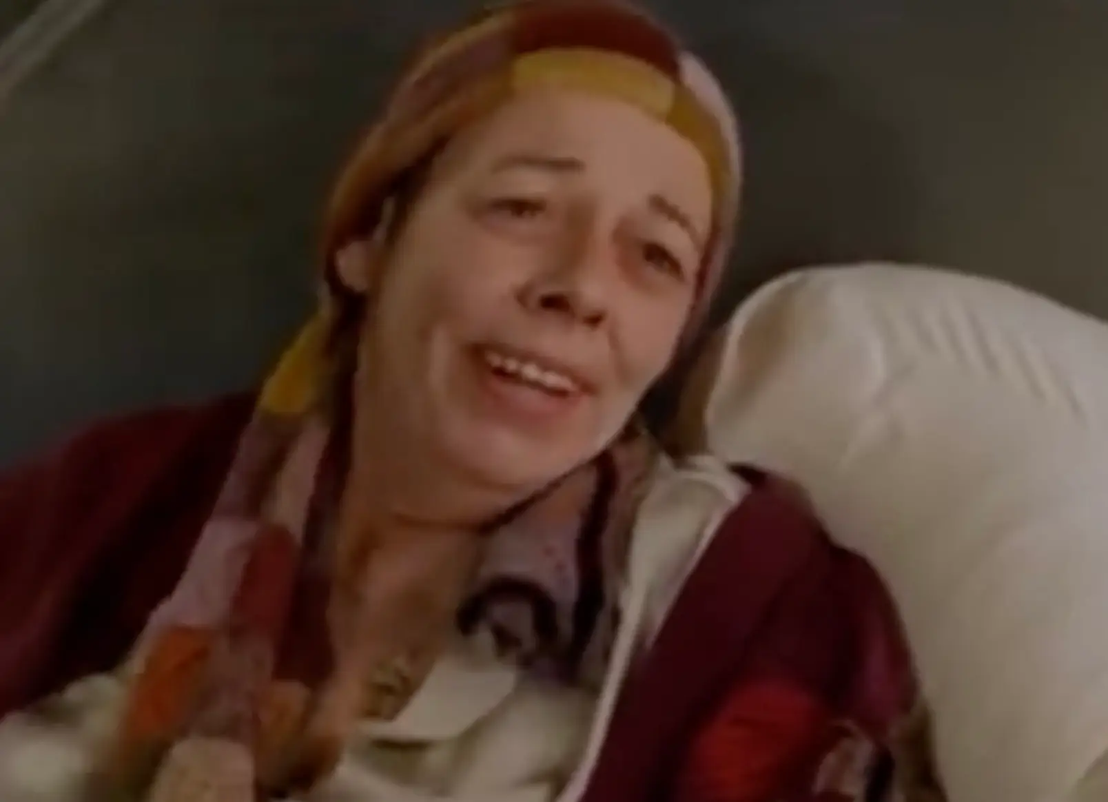 Frances de la Tour's scene was cut from the film.