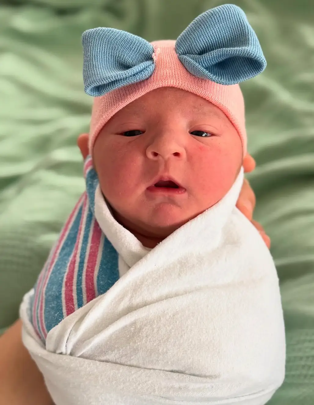 The couple shared a snap of their newest addition (Instagram/@killatrav)