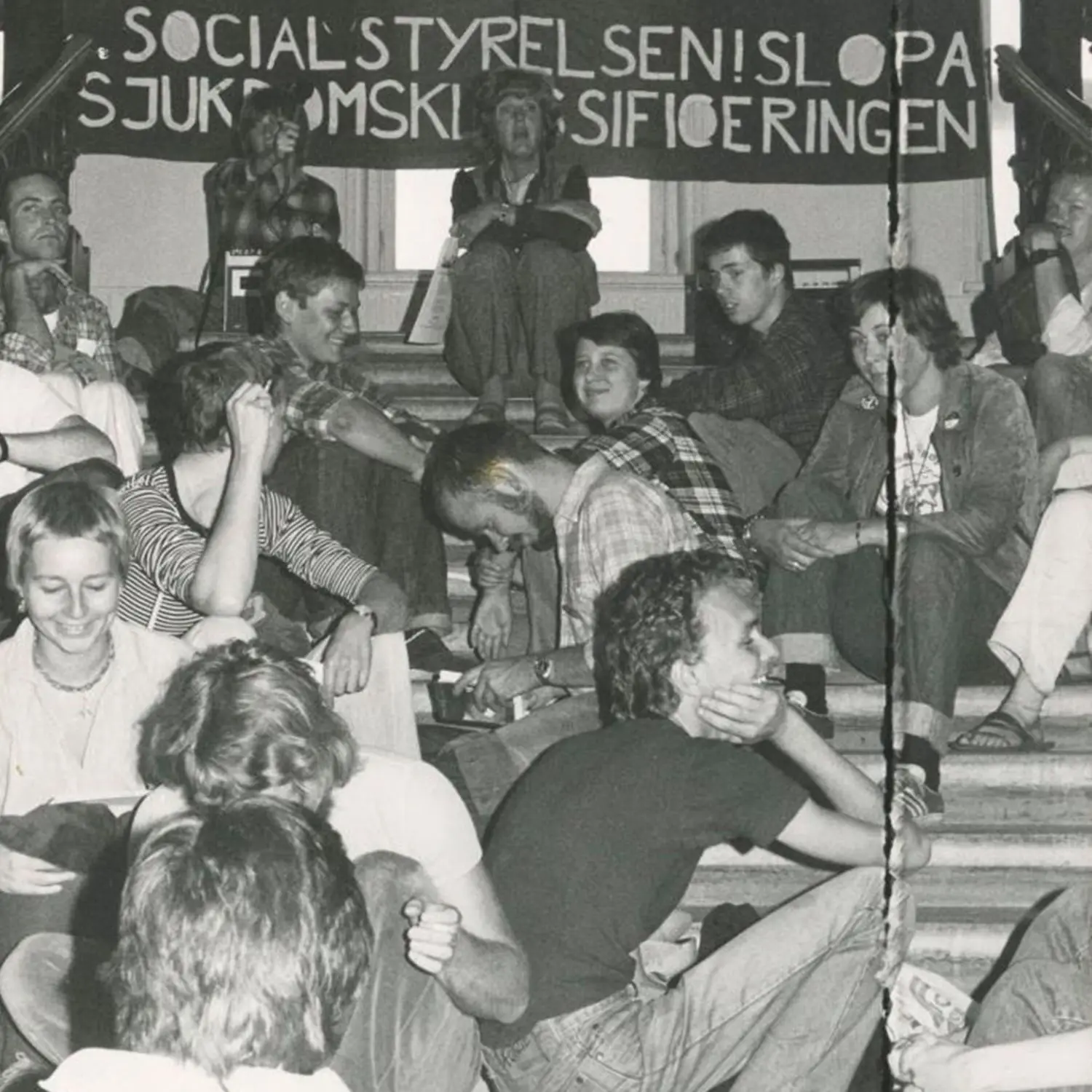 The sit-in and the combined effort to call in sick from work saw the classification being overturned (RFSL)