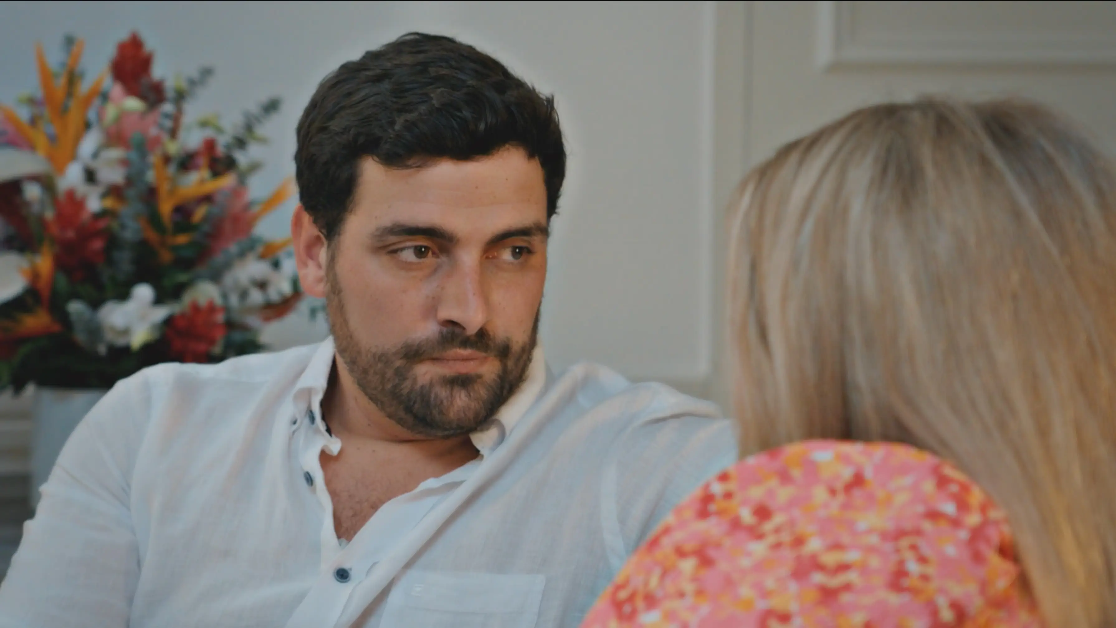 The talk between Caspar and Emma didn't go down well (Channel 4)