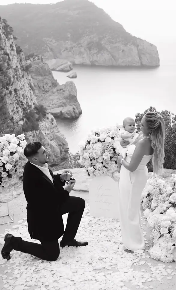 The duo got engaged in July last year. (Instagram/@mollymae)