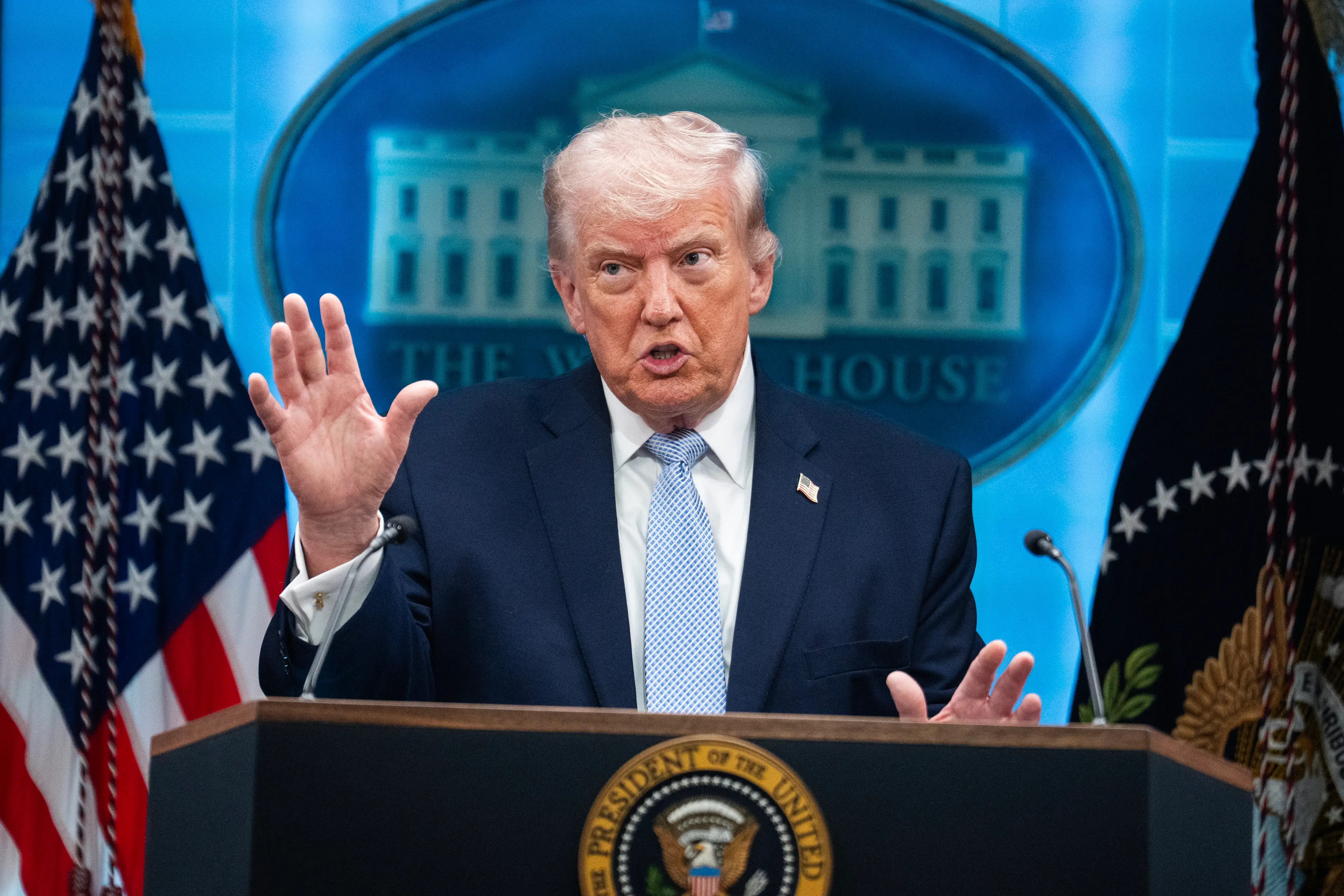 Donald Trump has revealed why he has had enough of NATO (Tom Williams/CQ-Roll Call, Inc via Getty Images)