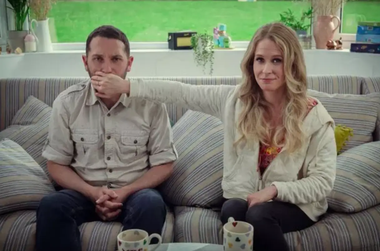 Richardson made an awkward joke about divorce (Dave)