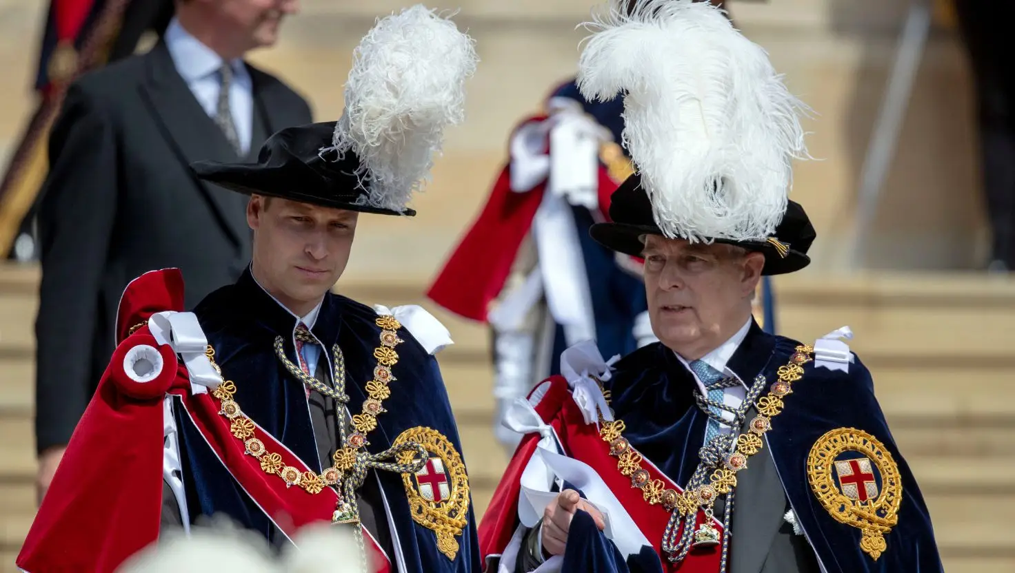 The heir to the British throne was praised for deflecting the journalist's question about his uncle (Steve Parsons-WPA Pool/Getty Images)