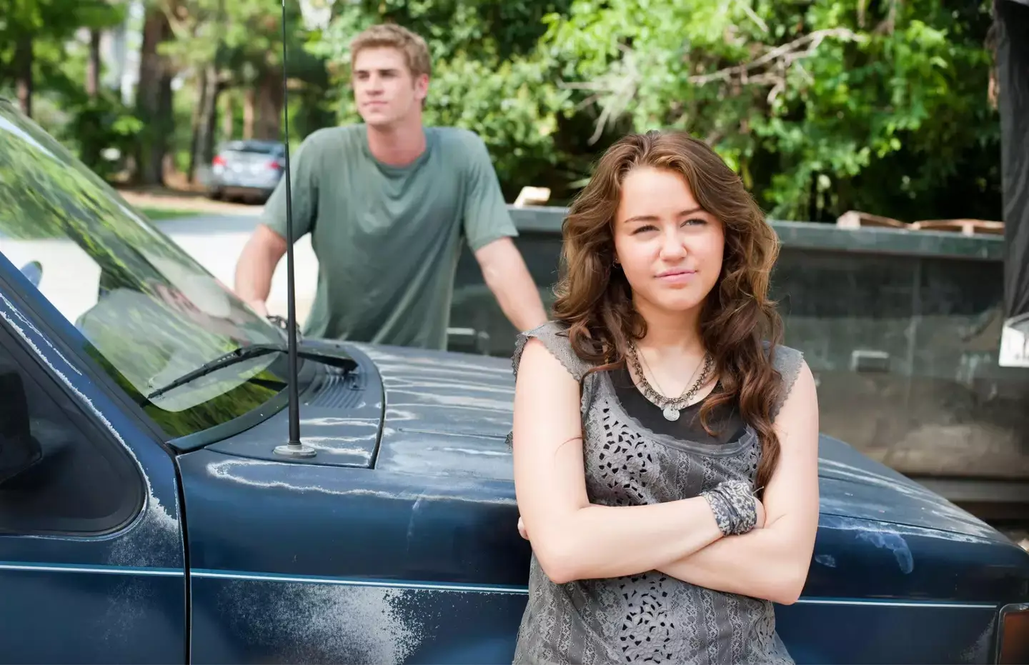 The pair met while working on The Last Song (Touchstone Pictures)