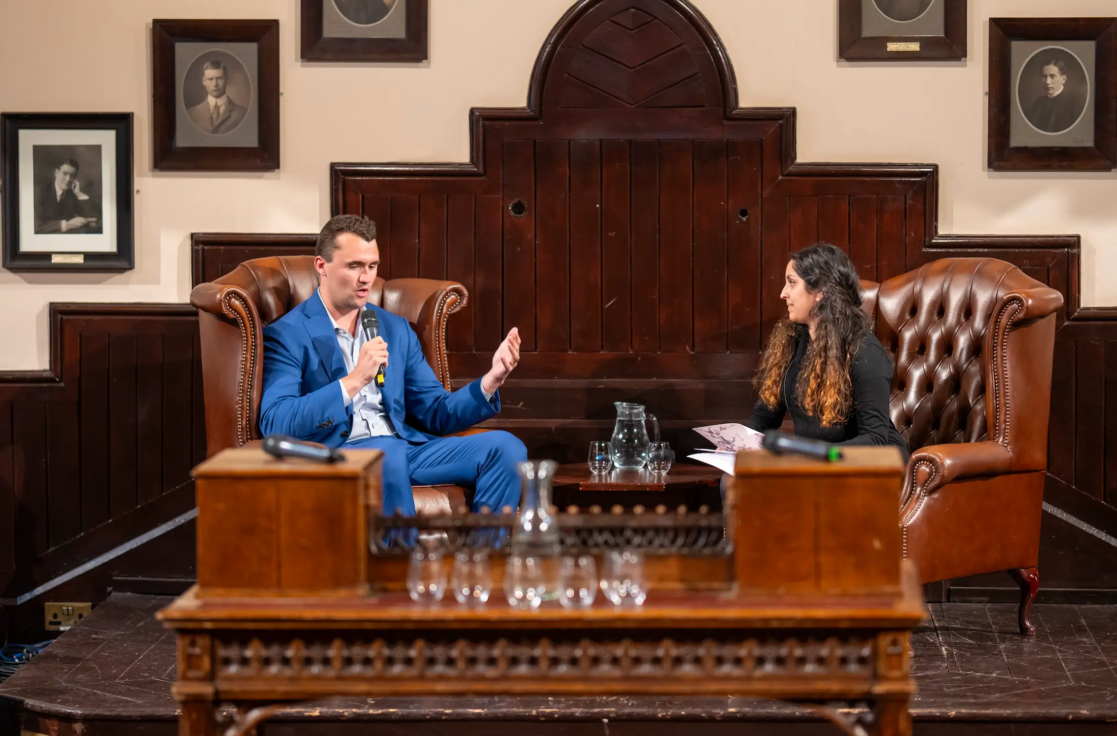 Kirk was famed for debating students at university (Nordin Catic/Getty Images for The Cambridge Union)