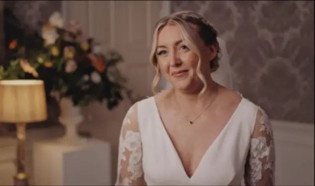 A Married At First Sight UK bride has come under fire for her reaction to her groom (Channel 4)