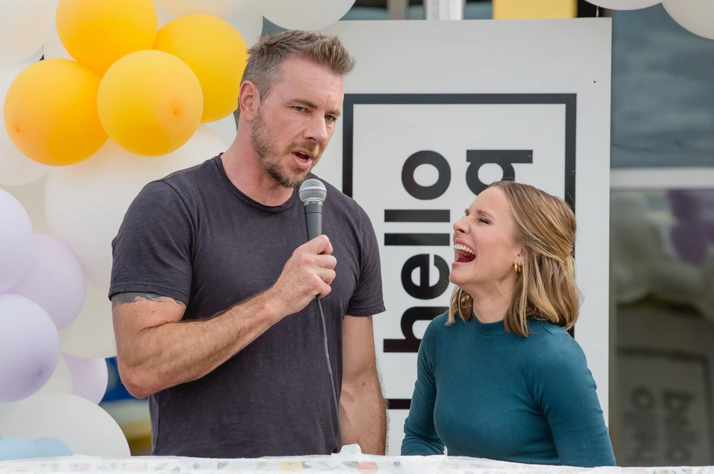 Kristen Bell and Dax Shepard have revealed they wait until their kids get stinky to bathe them. (Peru Williams/Variety via Getty Images)