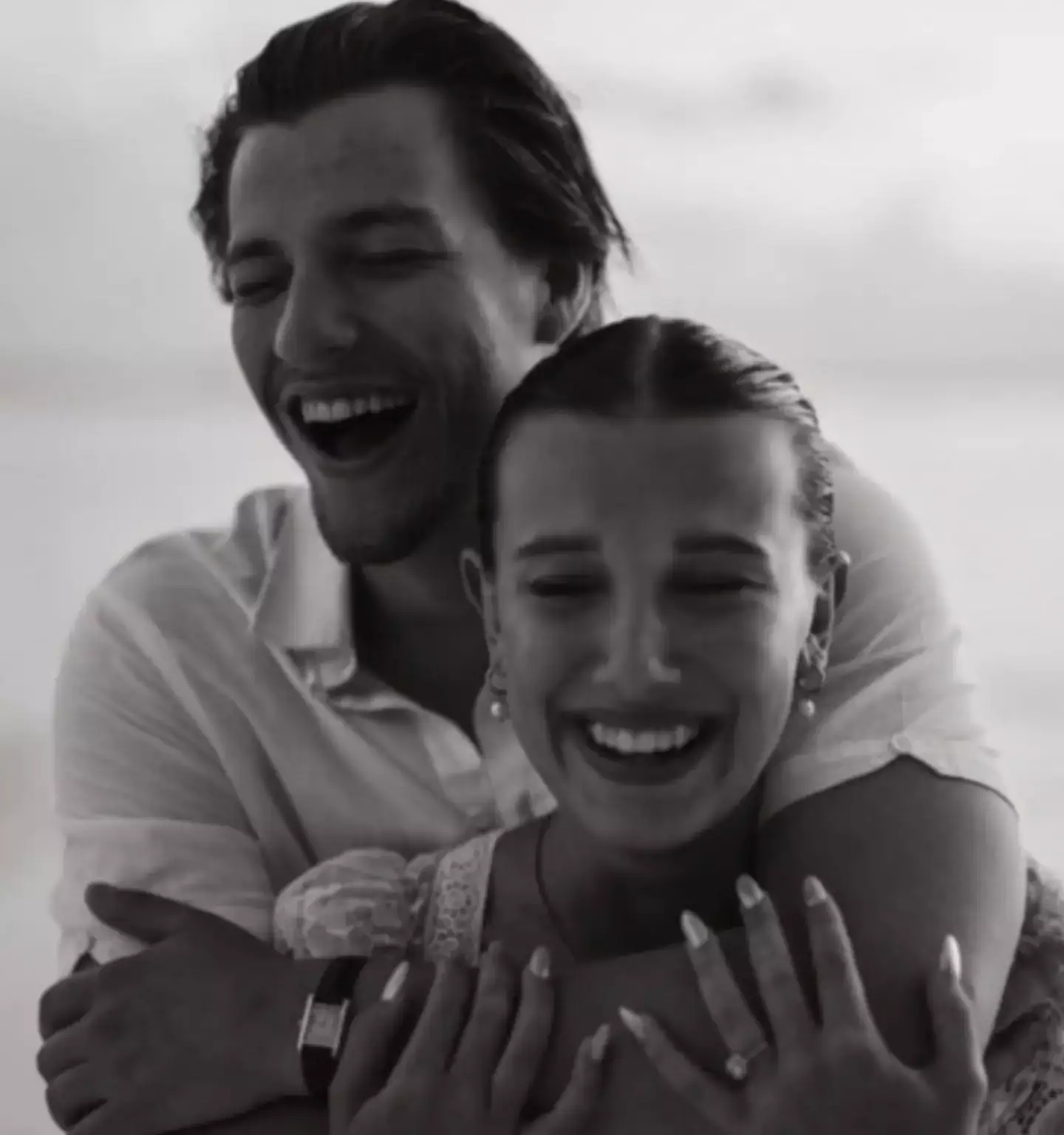 The couple announced their engagement in April last year. (Instagram/@milliebobbybrown)