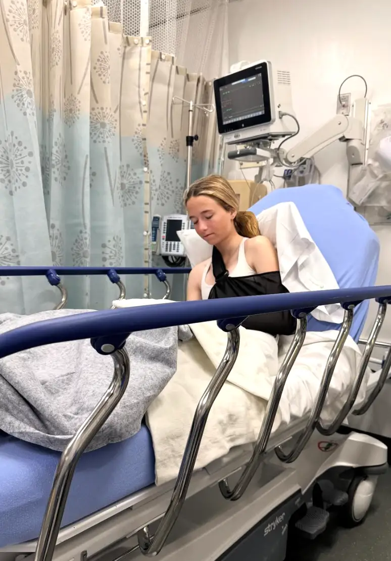 Grace shared a hospital update with fans earlier this month (Instagram/@gracewahlberg_)