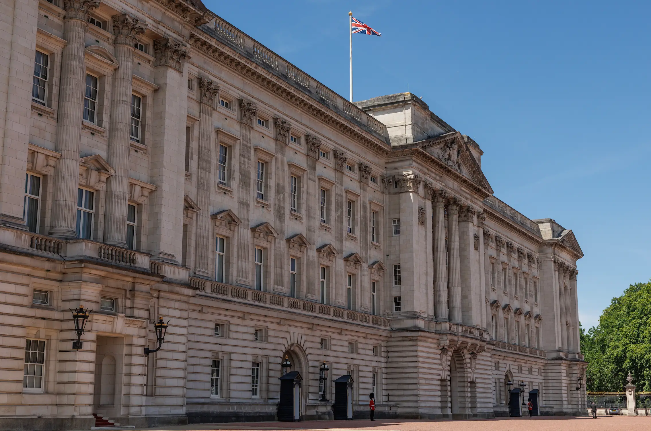 Buckingham Palace is held by the Crown, meaning it'll pass down to George's heir (Dan Kitwood/Getty Images)