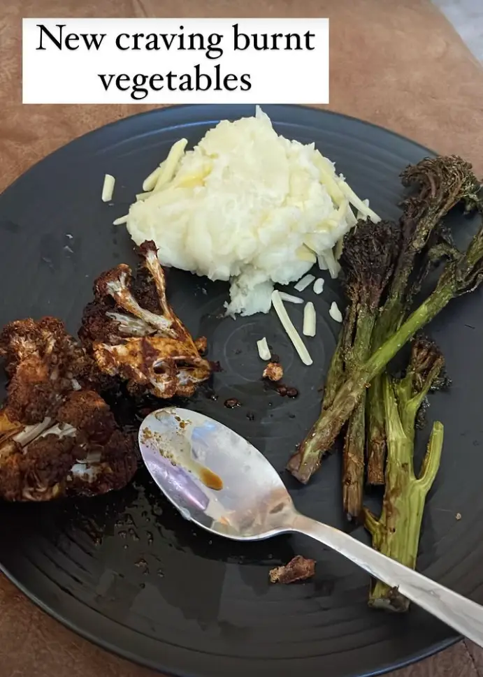 This week, Charlotte told followers how she had started experiencing a rather unusual food craving (