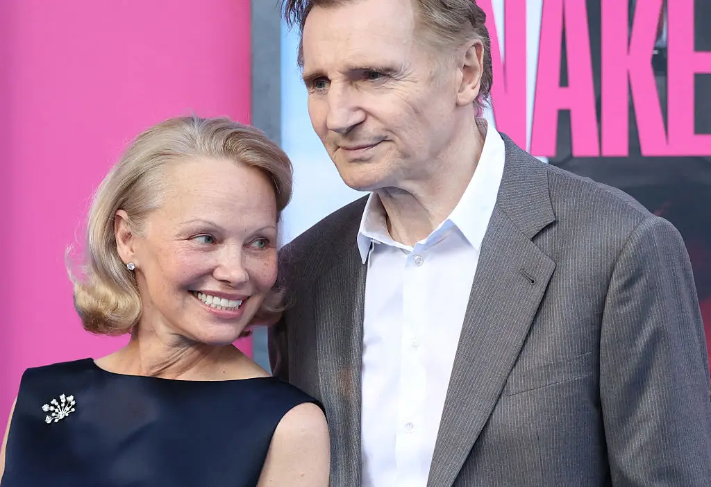 Anderson and Liam Neeson were 'romantically involved for a short while' (CHARLY TRIBALLEAU / Contributor / Getty Images)
