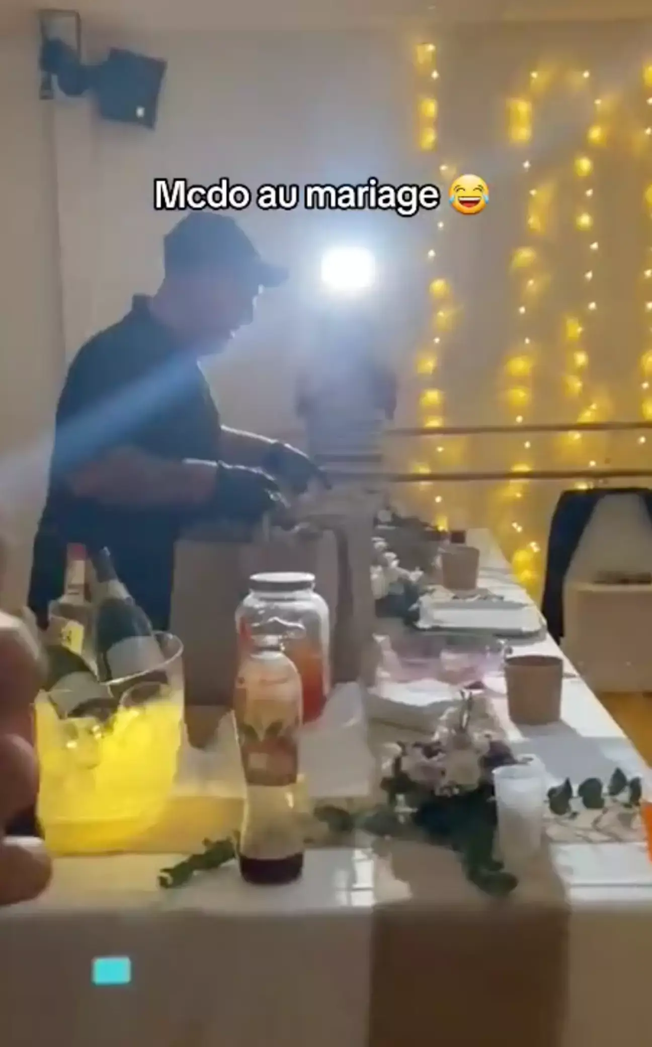 The sight any wedding guest would want to see.