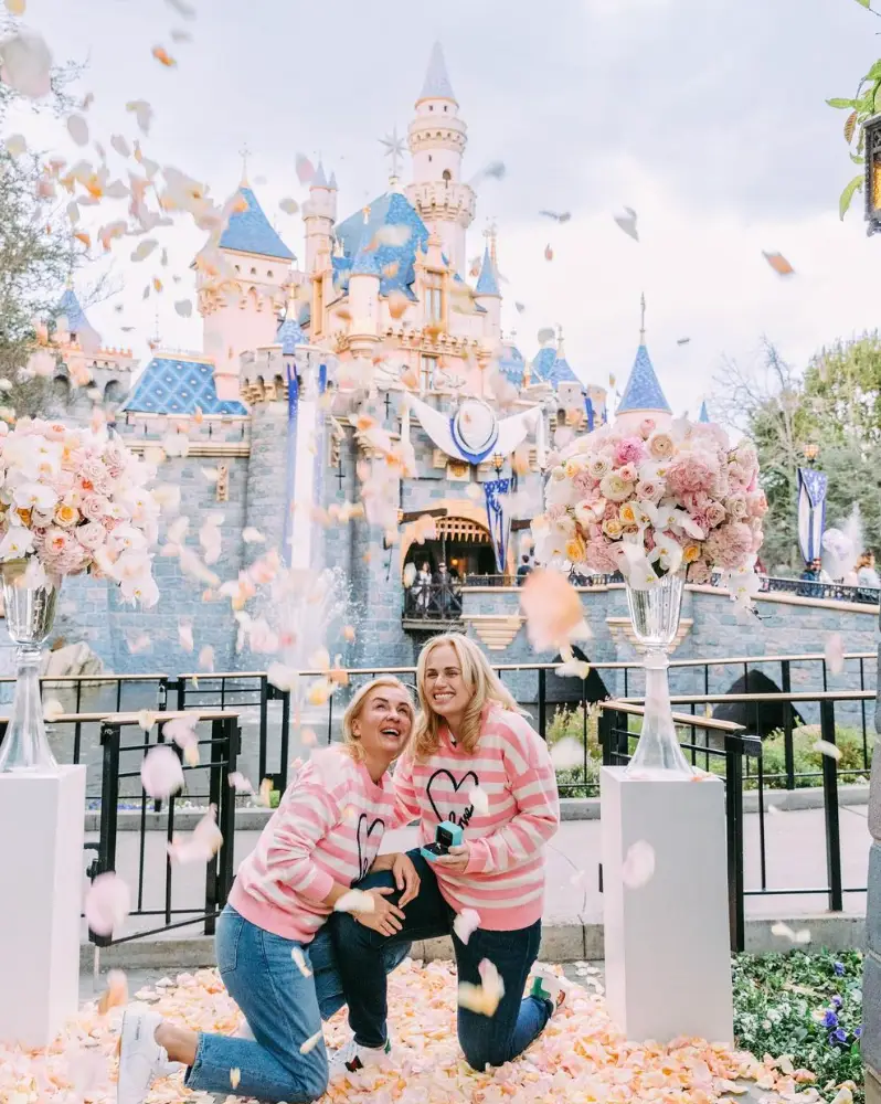 The couple got engaged earlier last year. (Instagram/@rebelwilson)