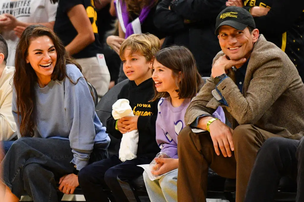 Mila Kunis and Ashton Kutcher share two children (Brian Rothmuller/Icon Sportswire via Getty Images)