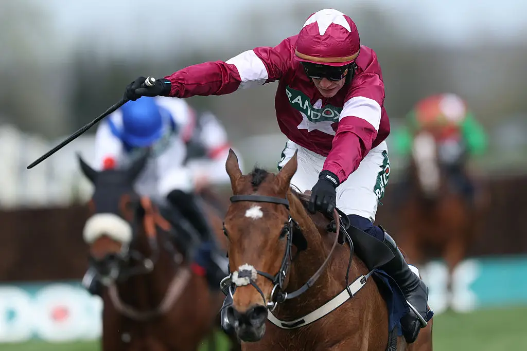 Townend explained that he didn't notice anything was wrong until after they crossed the finish line (Michael Steele/Getty Images)